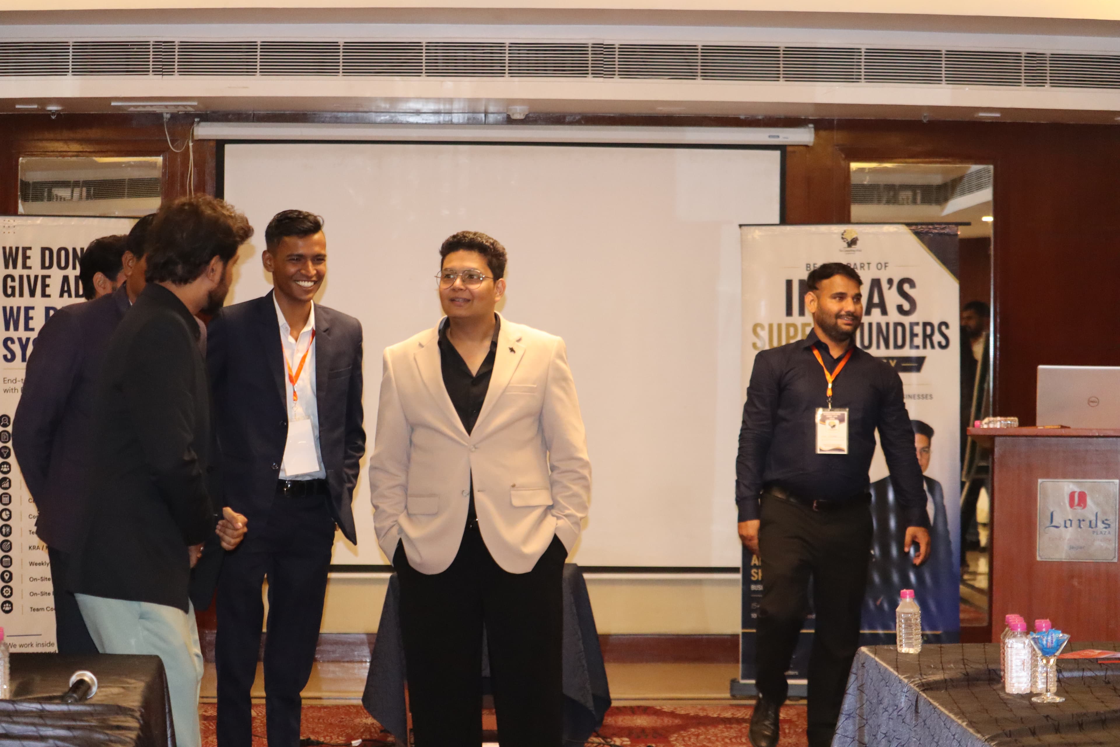 Business event and professional interaction